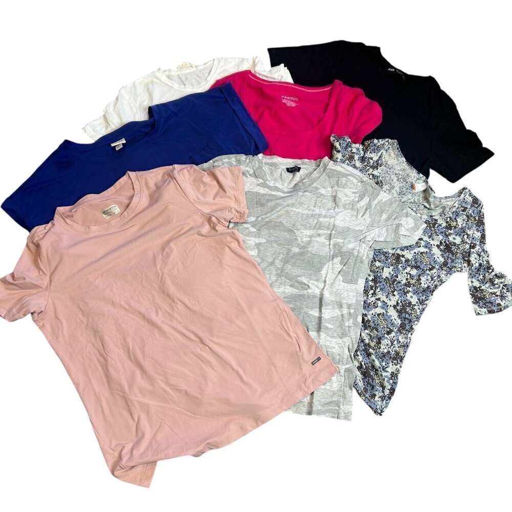 Women's T shirt Lot of 7 Lucy, Splendid, Zara, Open Edit, Mondetta
